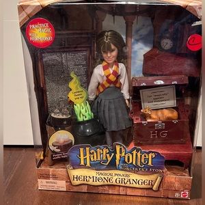 Vintage Mattel 2001 Hermione Granger Magical Powers Set from Harry Potter NIB